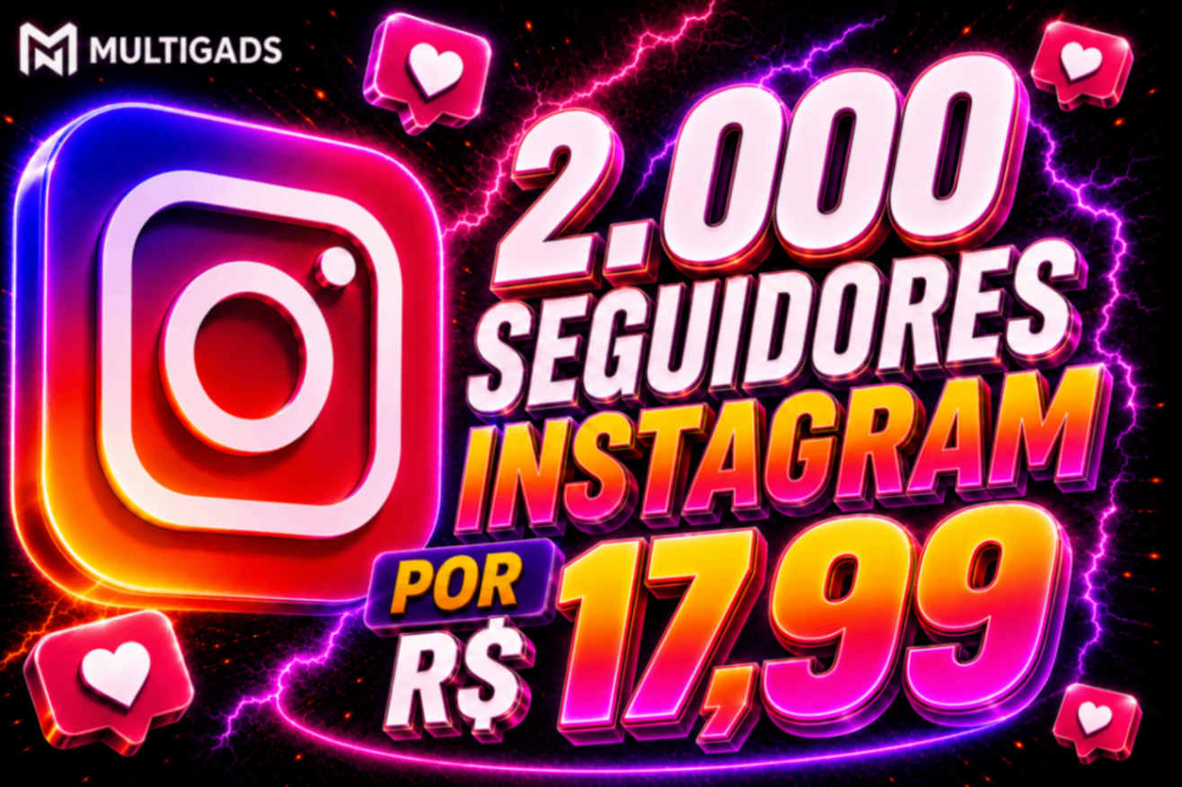 ✅ 🧑‍🤝‍🧑 2.000 SEGUIDORES INSTAGRAM POR R$17,99