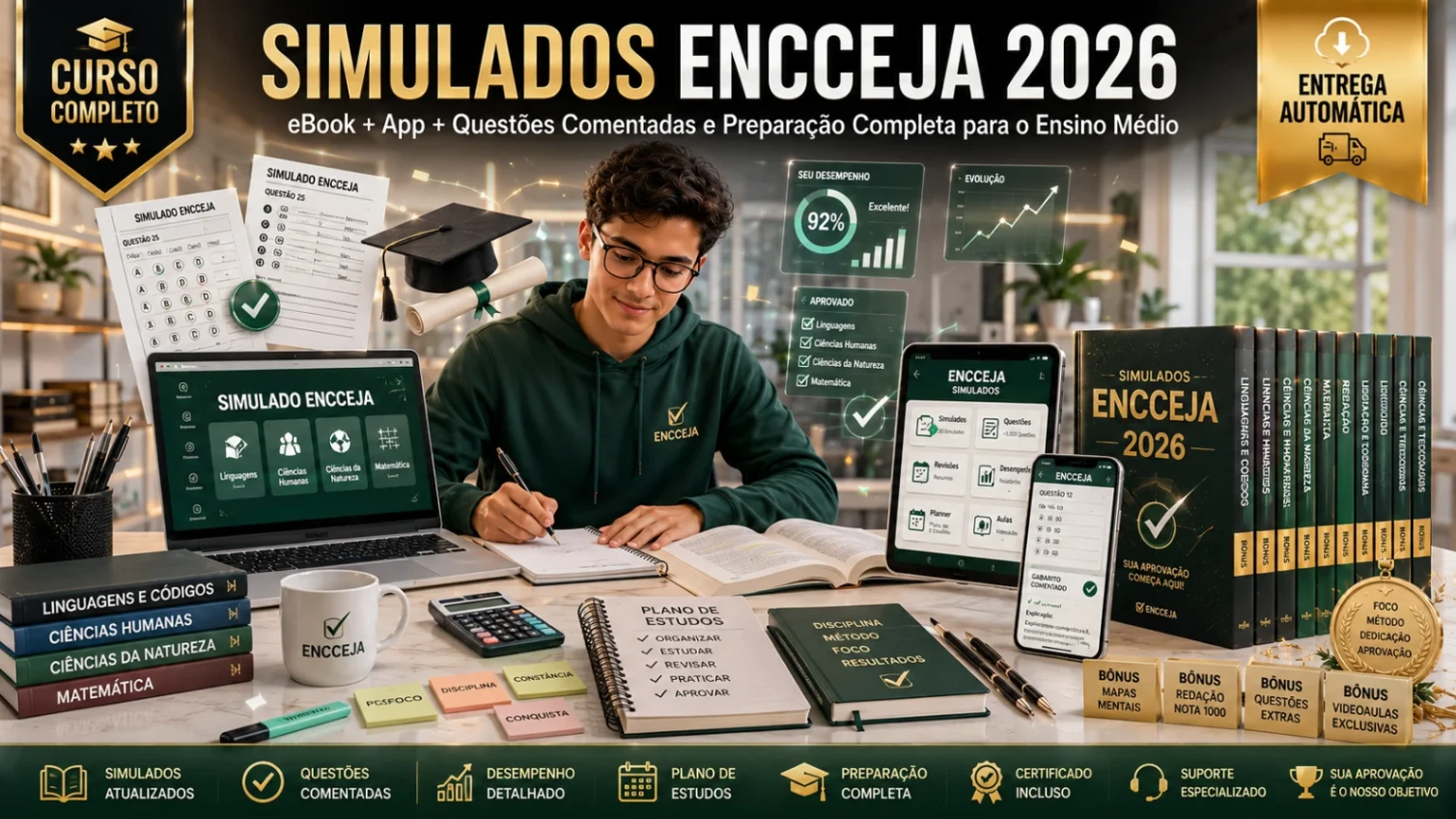 Simulados ENCCEJA 2026: Prepare-se para Conquistar seu Diploma do Ensino Médio