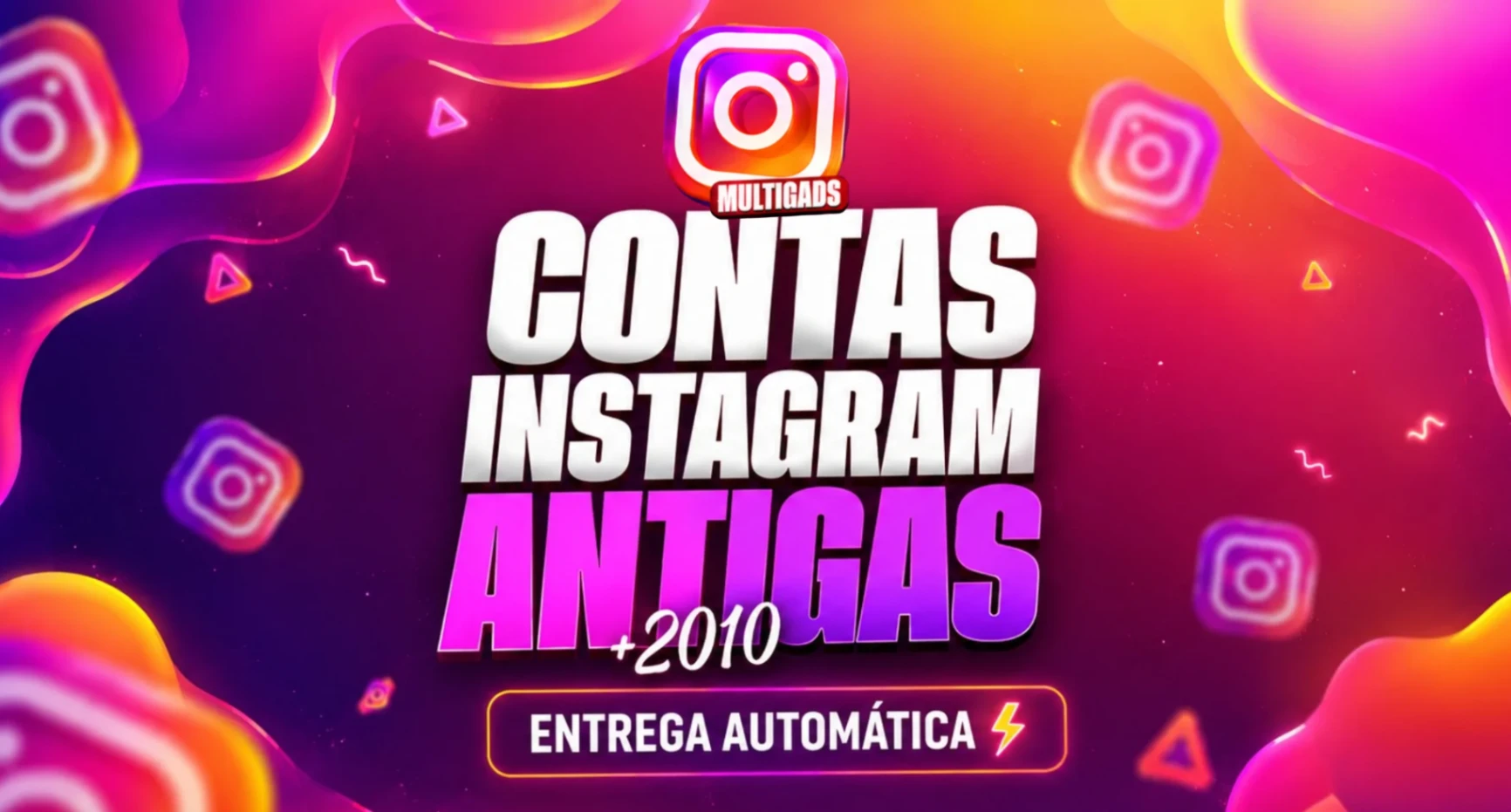 CONTA INSTAGRAM ANTIGAS 2010+ - ENTREGA AUTOMATICA